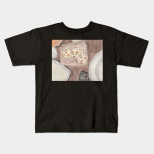 Piggy Custard Buns, a still life Kids T-Shirt